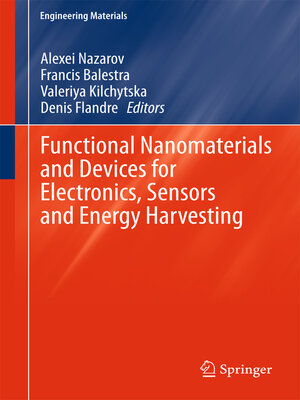 cover image of Functional Nanomaterials and Devices for Electronics, Sensors and Energy Harvesting